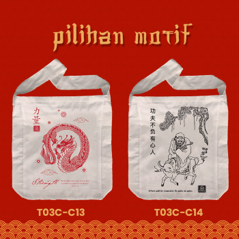 Totebag Kanvas Chinese Wisdom Katun