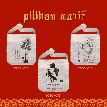 Totebag Kanvas Chinese Wisdom Katun