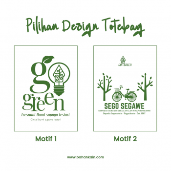 Totebag Blacu Go Green